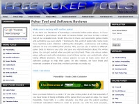 Free-Poker-Tools.com Website Free-Poker-Tools.com Website