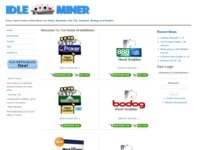 IdleMiner.com Website