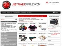 JustPokerSupplies.com Website JustPokerSupplies.com Website